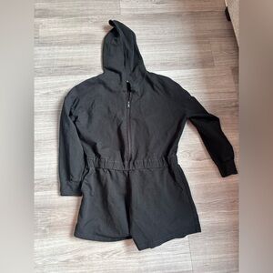 Smash + Tess Black Hooded Romper